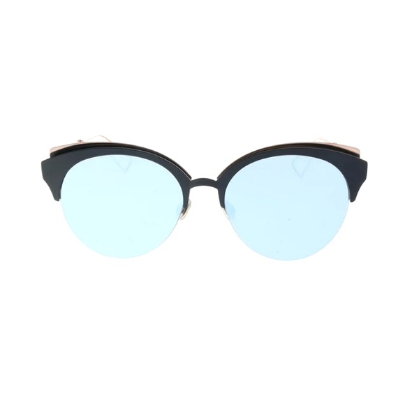 DIOR "DIORAMA CLUB" 55MM MATTE BLACK & CORAL WOMEN'S DESIGNER SUNGLASSES - Picture 9 of 11